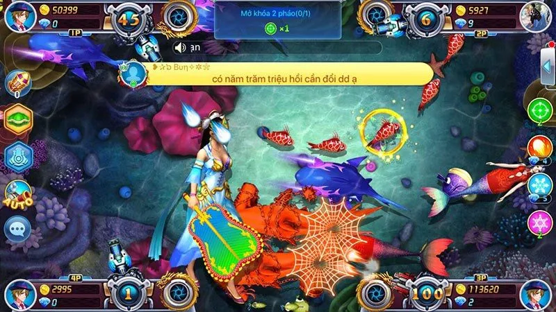 Những chức năng bắn cá online cơ bản người chơi cần ghi nhớ